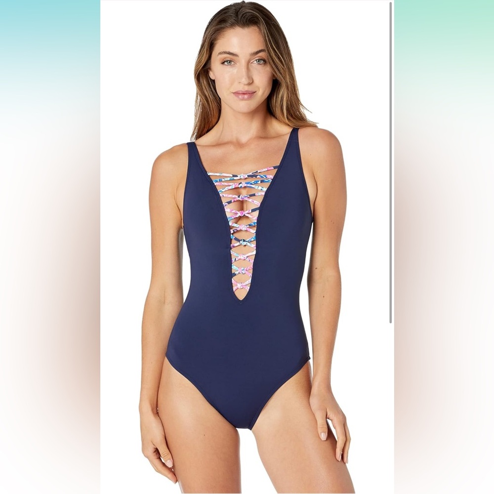 Lilly Pulitzer Isle Lattice One Piece